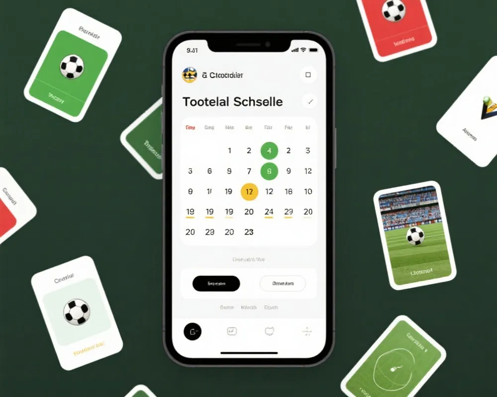 赛程查询界面示意