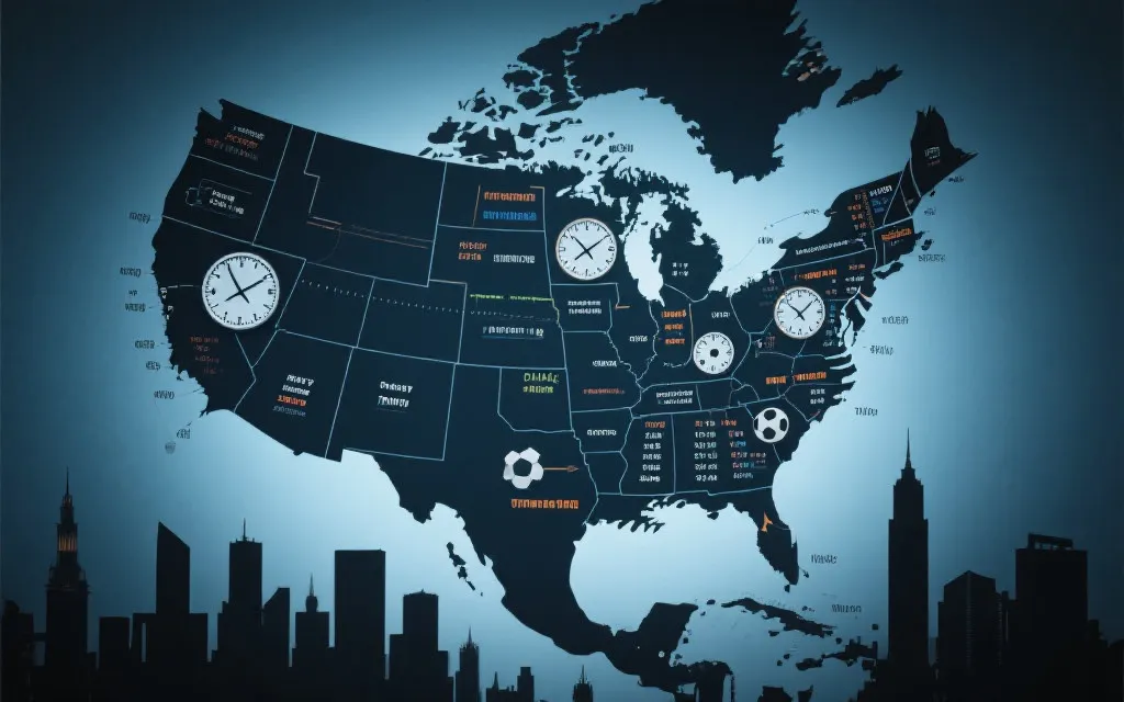 2026世界杯北美时区观赛指南：跨三国多时区赛程逻辑与亚洲友好档期预测